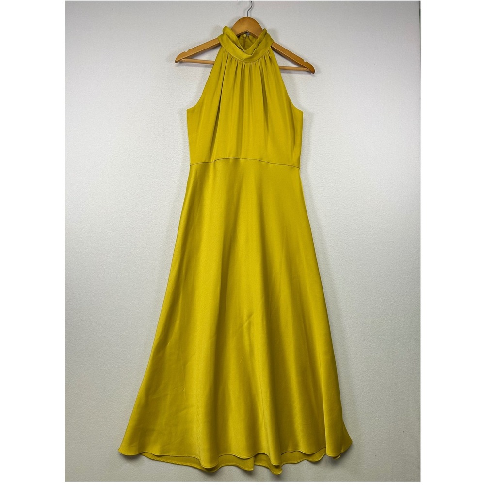 Just...Taylor Yellow Halter Maxi Dress